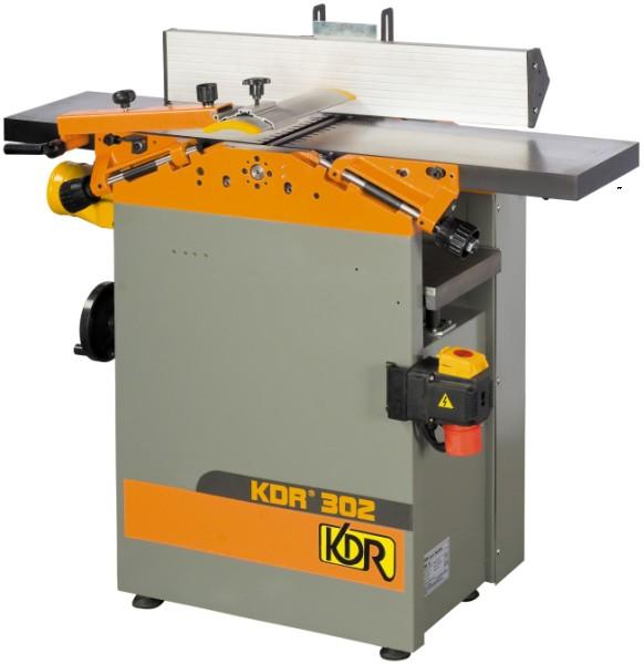 Modelo: KDR 304 Potência: 3 Cv/ 2,2 kW Tensão: 380 V Dimensões da mesa da garlopa: 1300 mm Ø do sari...